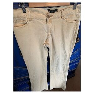 Zara Basic Golden Brown Corduroy 8 Inseam 33